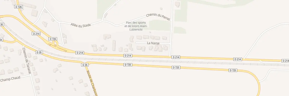 Plan du 9009 Rte du Saut du Loup au Breuil-sur-Couze