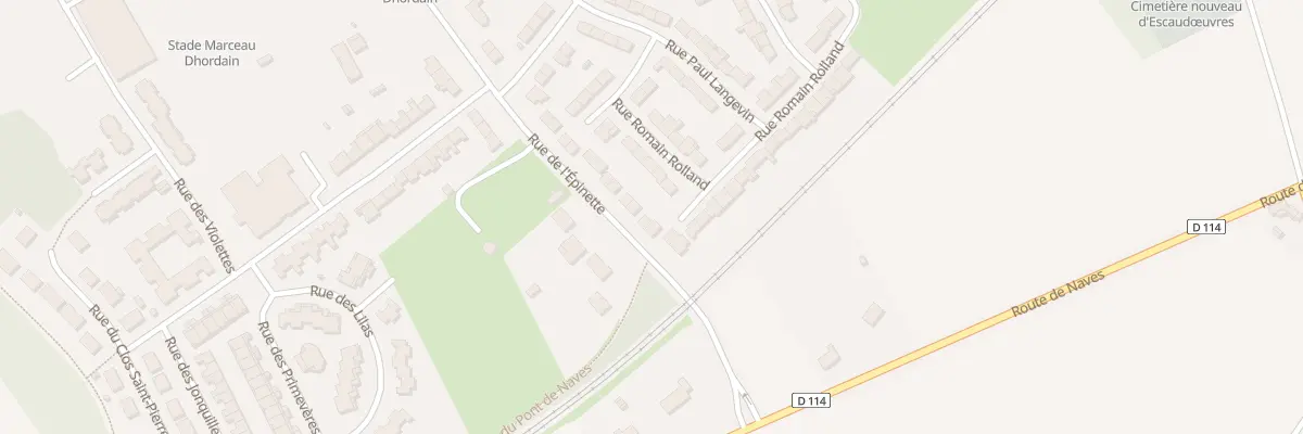 Plan du 65 Rue de l’Épinette à Escaudœuvres