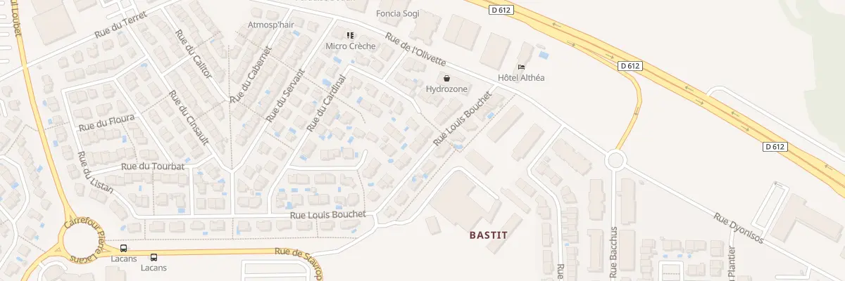 Plan du 29 Rue Louis Bouchet à Béziers