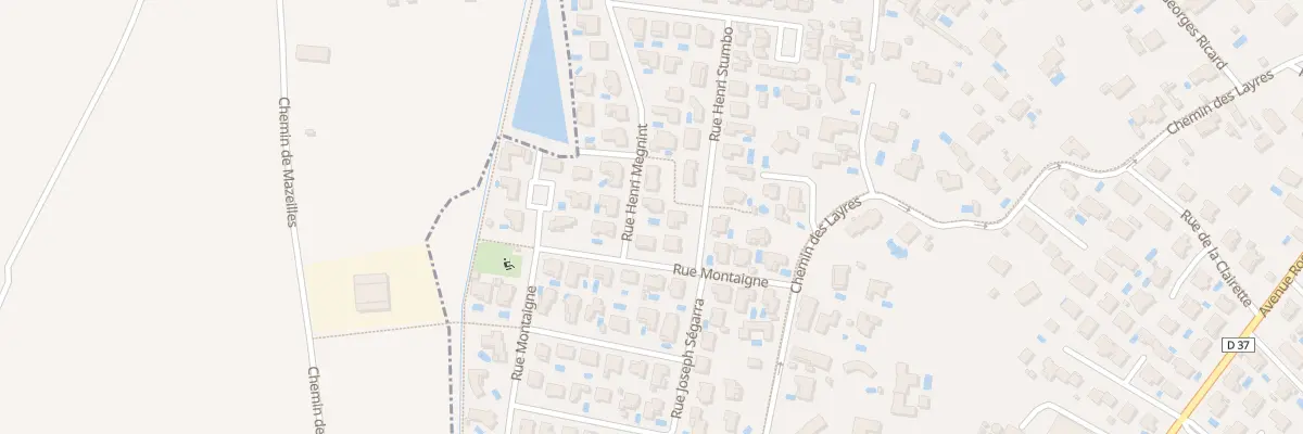 Plan du 3 Rue Henri Megnint à Sérignan
