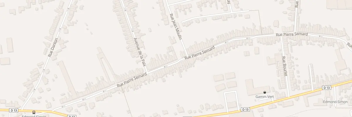 Plan du 156 Rue Pierre Semard à Somain