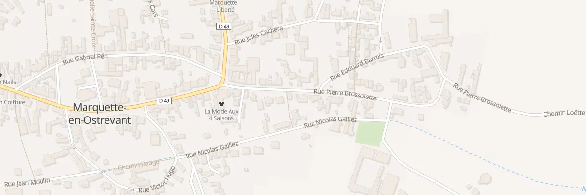 Plan du 13 Rue Pierre Brossolette à Marquette-en-Ostrevant