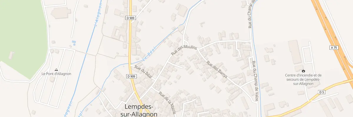 Plan du 29 Rue des Moulins à Lempdes-sur-Allagnon