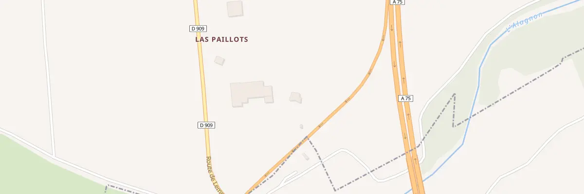 Plan du 5002 Las Paillot à Moriat