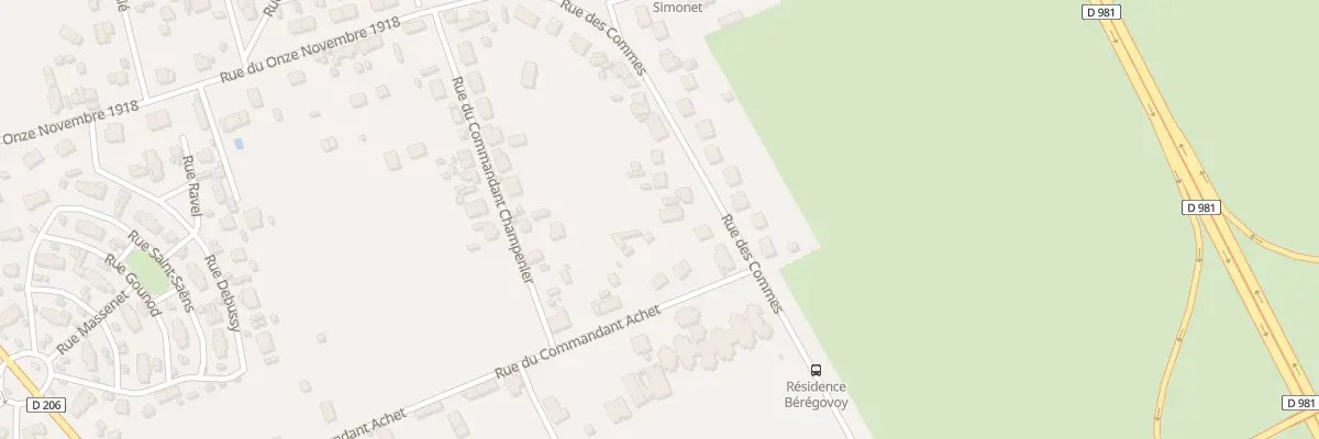 Plan du 20 Rue des Commes à Imphy