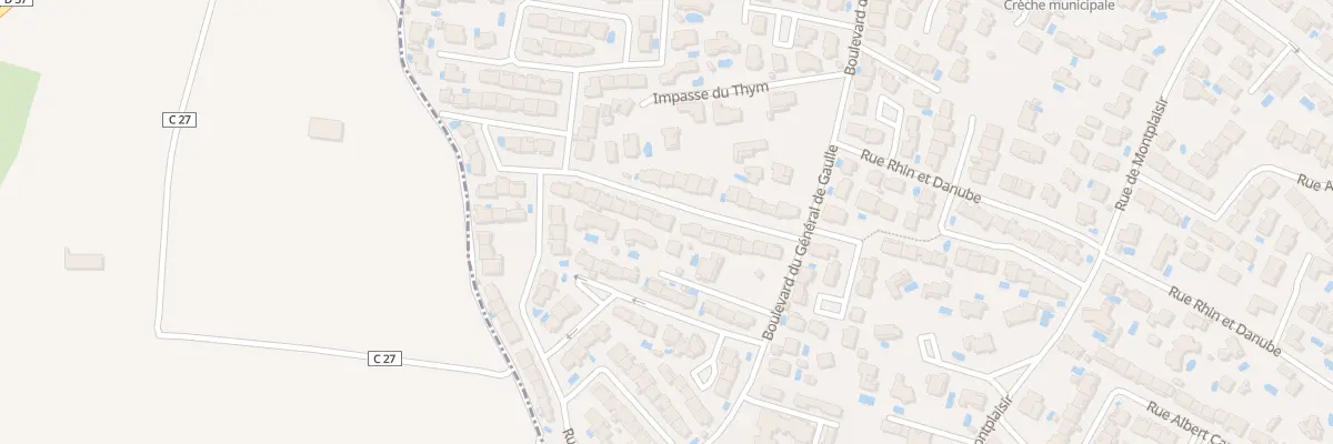 Plan du 35 Rue des Tilleuls à Sérignan
