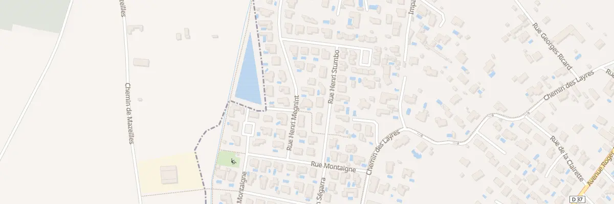 Plan du 7 Rue Henri Megnint à Sérignan