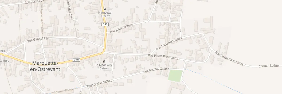 Plan du 22 Rue Pierre Brossolette à Marquette-en-Ostrevant