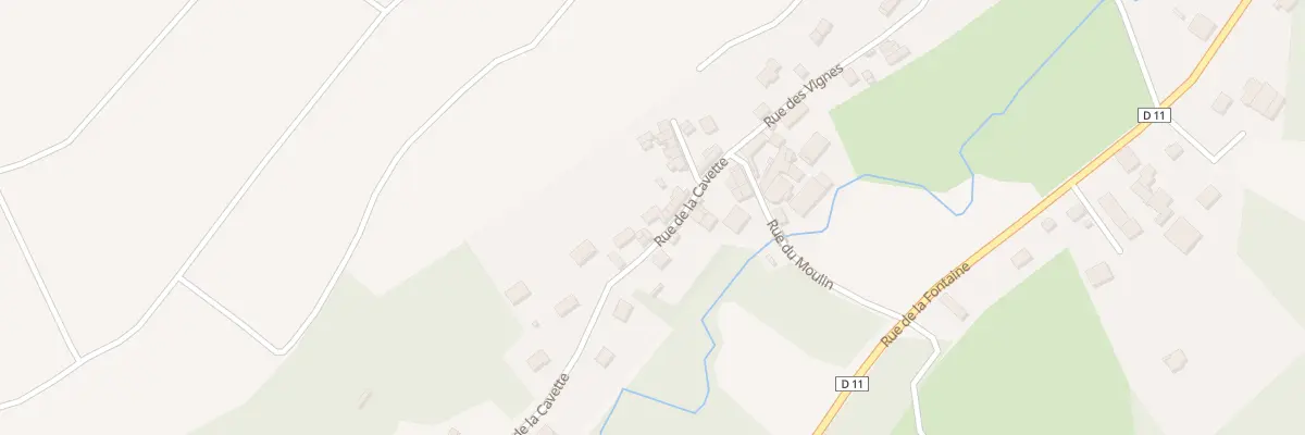 Plan du 6 Rue de la Cavette à Domptin