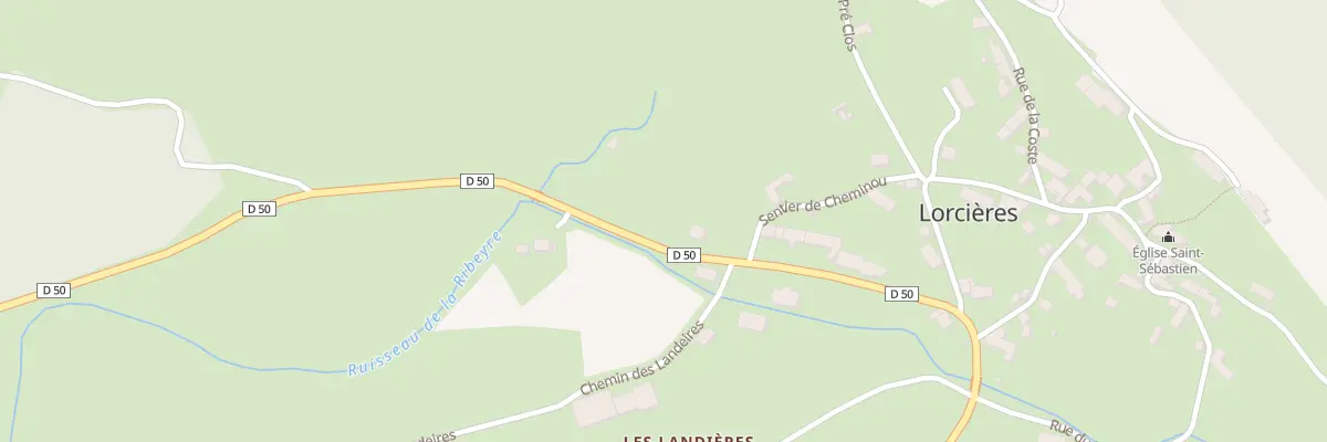 Plan du 5048A Le Bourg à Lorcières