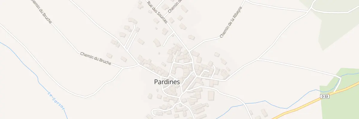 Plan du 1 Rue des Petites Places à Pignols
