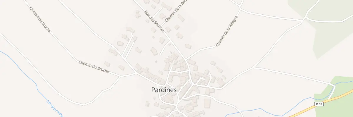 Plan du 2 Rue des Petites Places à Pignols