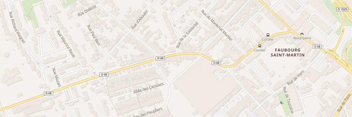 Plan du 73 Rue du Docteur Cordier à Saint-Quentin
