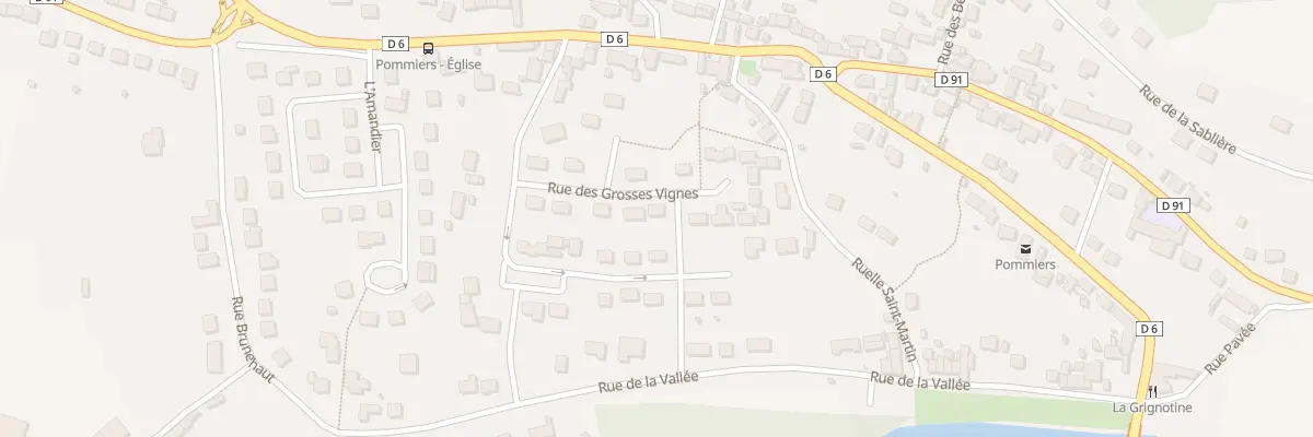 Plan du 40 Rue des Grosses Vignes à Pommiers