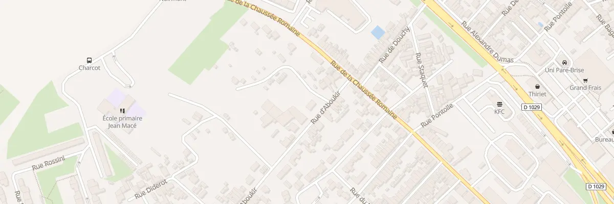 Plan du 12 Rue d’Aboukir à Saint-Quentin