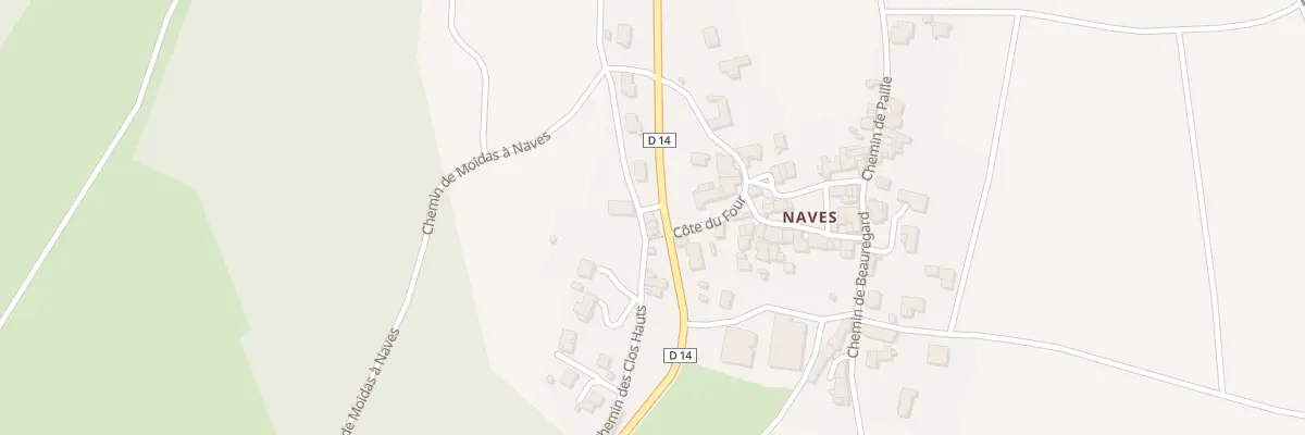 Plan du 5 Rte Issoire (Naves) à Orbeil