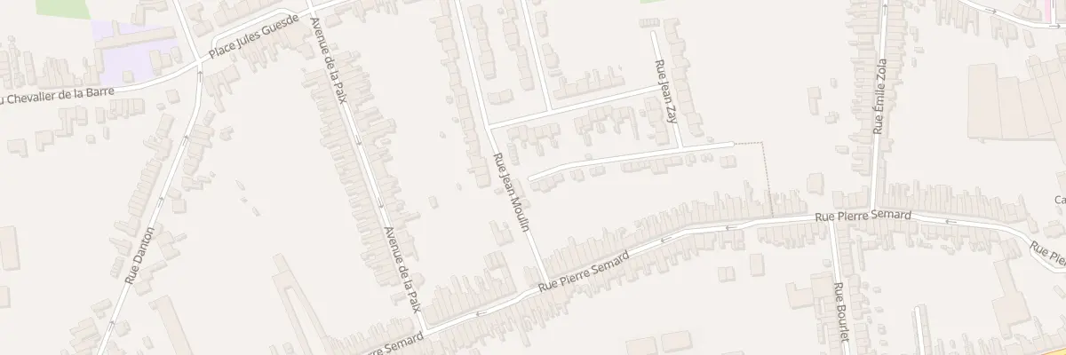 Plan du 140 Rue Pierre Semard à Somain