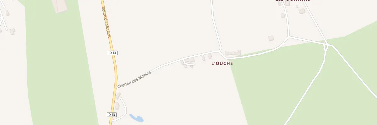 Plan du 17 Che des Monins à Montilly