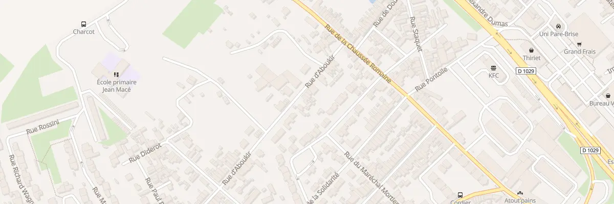 Plan du 23 Rue d’Aboukir à Saint-Quentin
