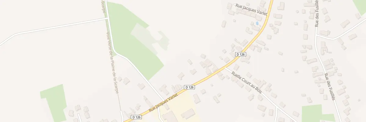 Plan du 464 Rue Jacques Varlet à Beuvry-la-Forêt