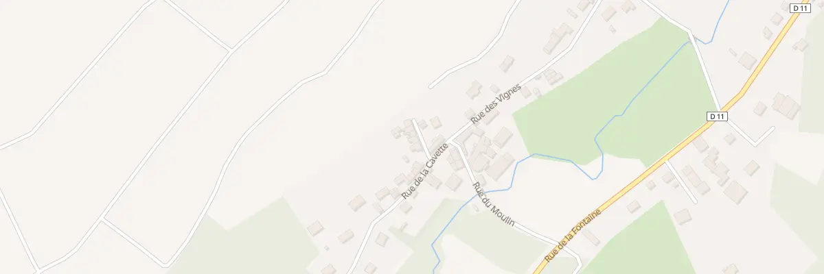 Plan du 3 Cour de la Cavette à Domptin