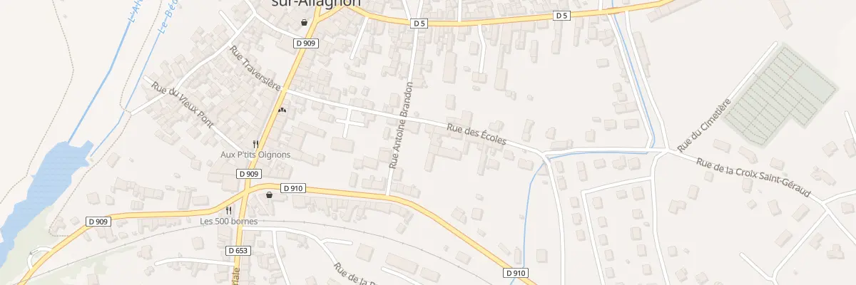 Plan du 8 Rue des Ecoles à Lempdes-sur-Allagnon