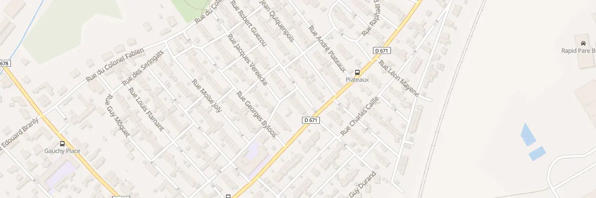 Plan du 3 Rue Guezou à Gauchy