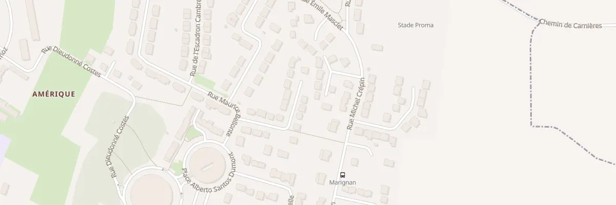 Plan du 20 Rue General Jacques Andrieux à Cambrai