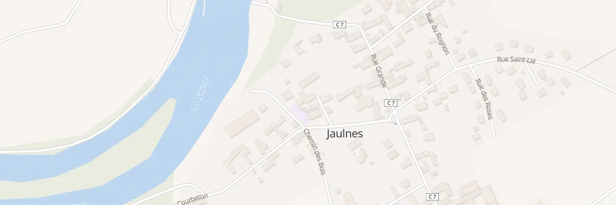 Plan du 1 Rue de l’Ecole à Jaulnes