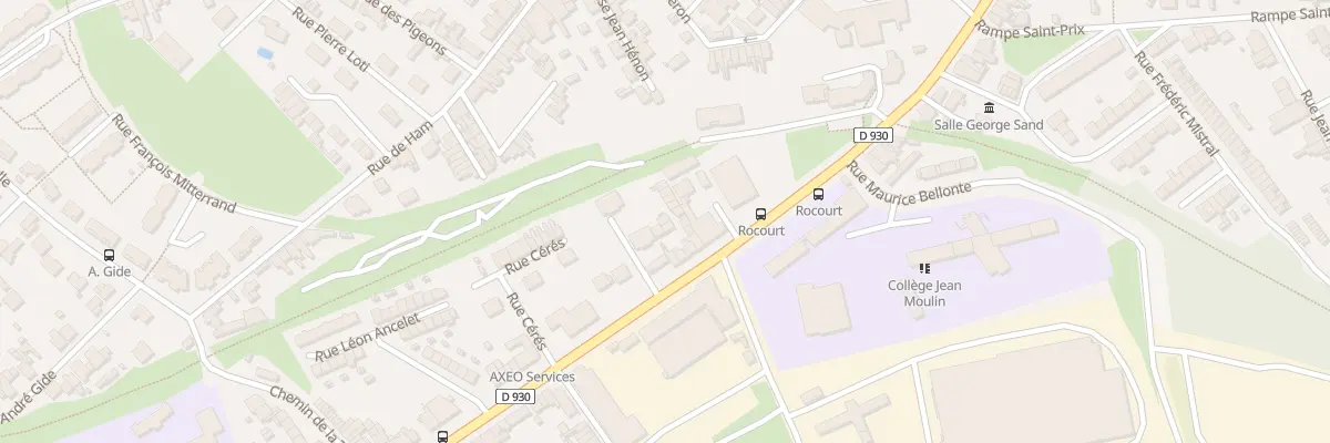 Plan du 142K Rue de Paris à Saint-Quentin