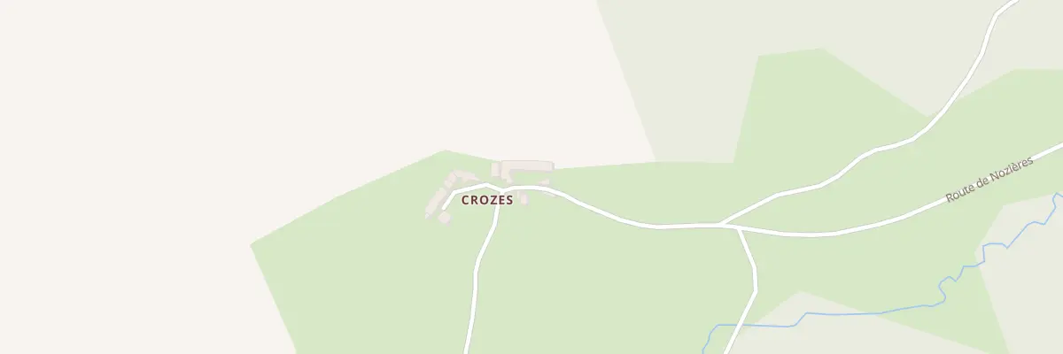 Plan du 888 Rte de Nozières à Peyre en Aubrac