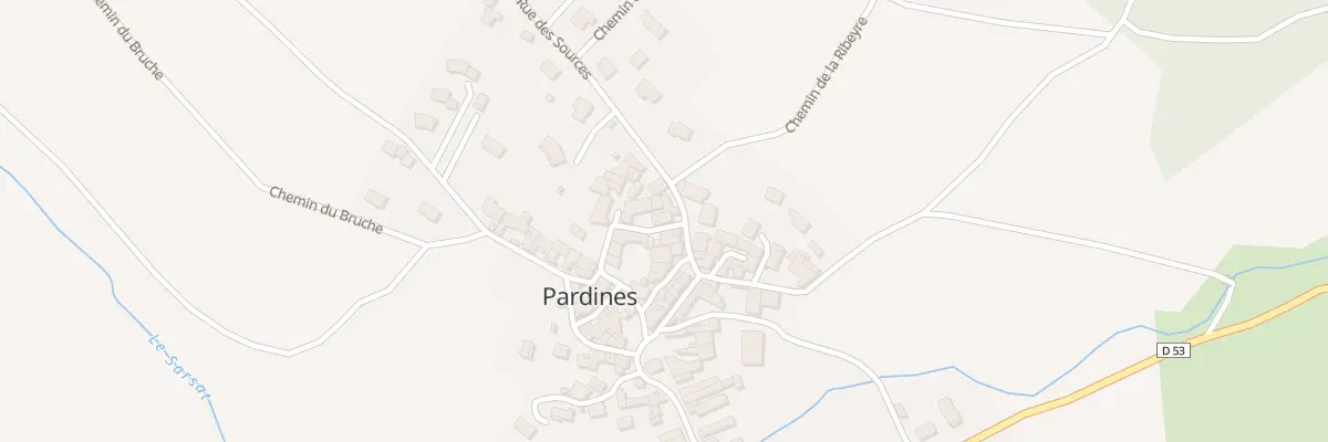 Plan du 5035 Pardines à Pignols