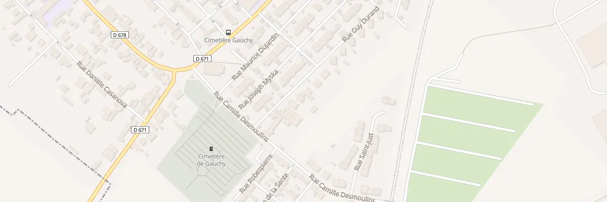 Plan du 19 Rue Durand à Gauchy