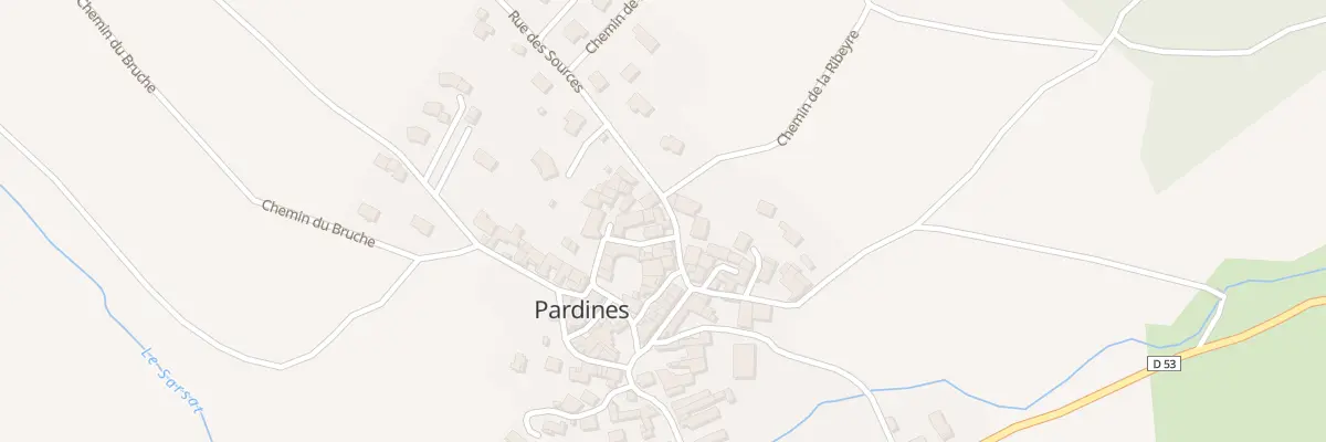 Plan du 30 Rue des Sources à Pignols