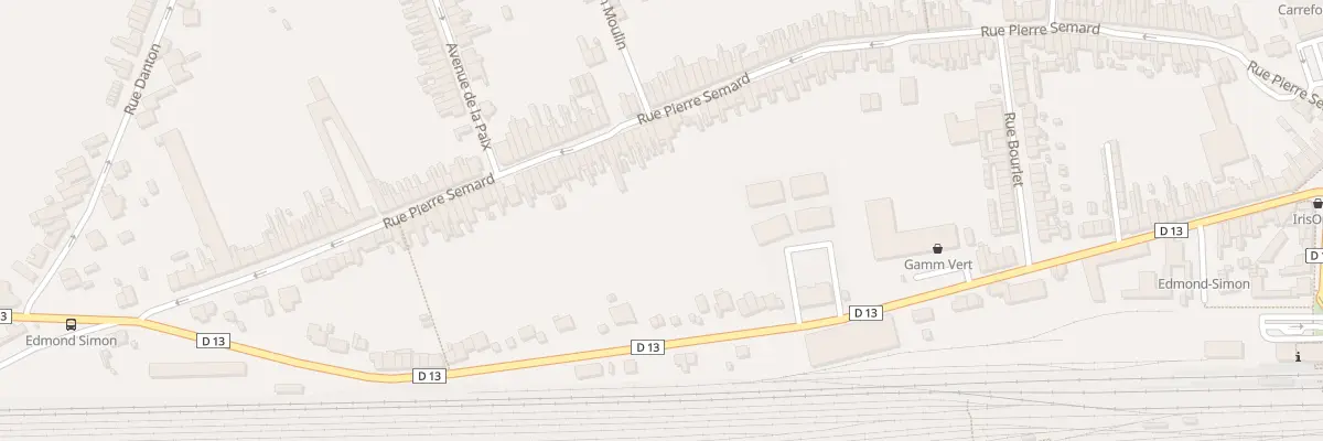 Plan du 129 Rue Pierre Semard à Somain