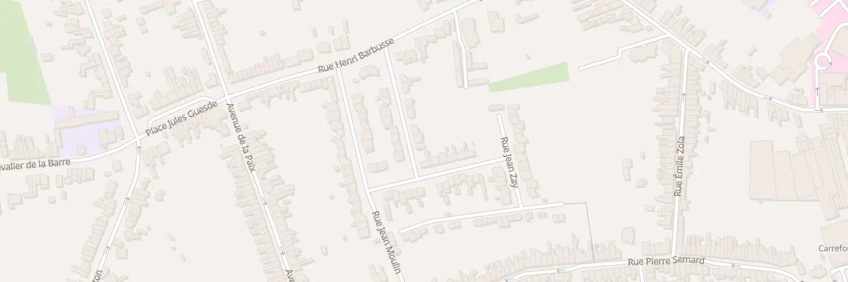 Plan du 11 Rue Jean Perrin à Somain