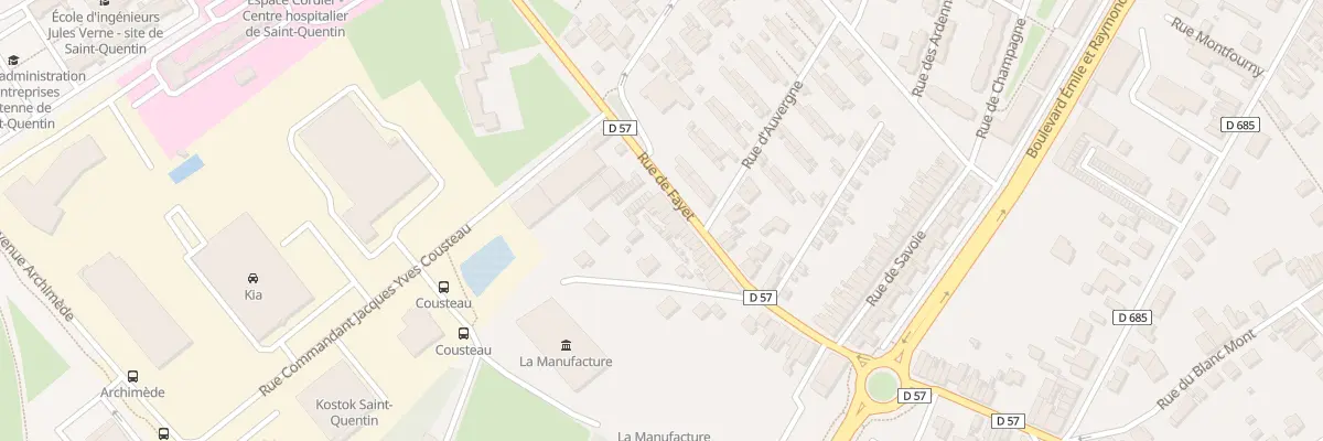 Plan du 211 Rue de Fayet à Saint-Quentin