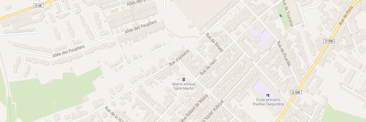 Plan du 10 Rue de Péronne à Saint-Quentin