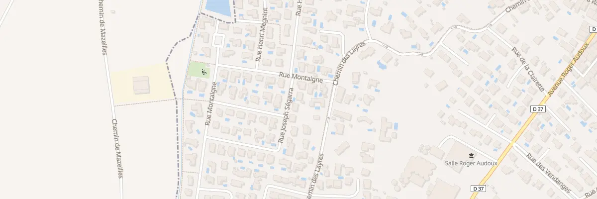 Plan du 25 Rue Joseph Segara à Sérignan