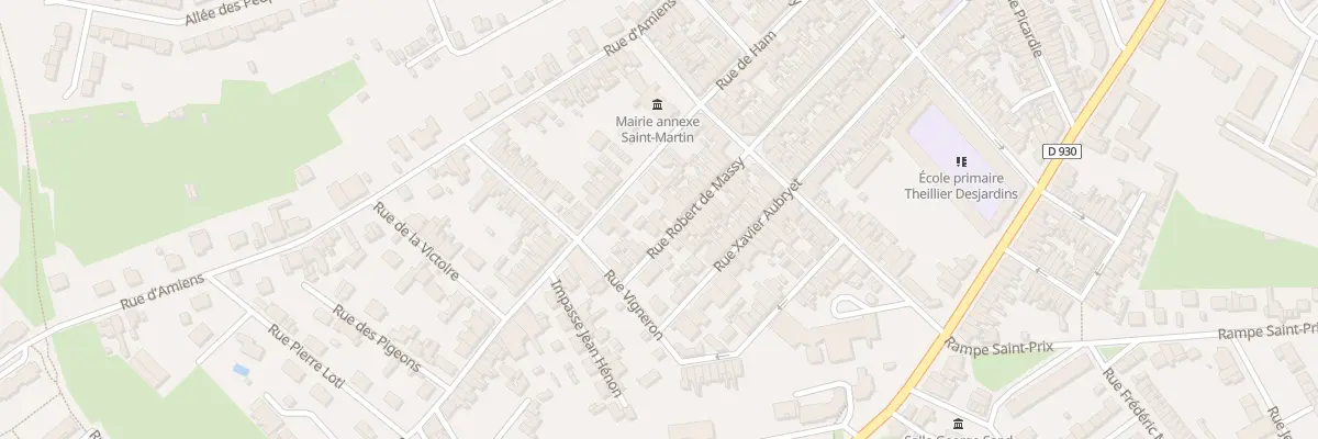 Plan du 66 Rue Robert de Massy à Saint-Quentin