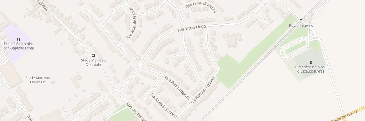 Plan du 20 Rue Jean Perrin à Escaudœuvres