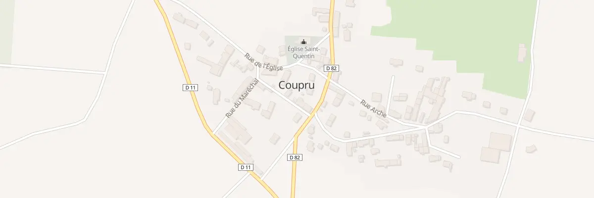 Plan du 2 Rue des Moines à Coupru