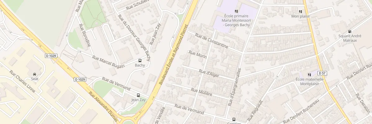 Plan du 88 Rue d’Alger à Saint-Quentin