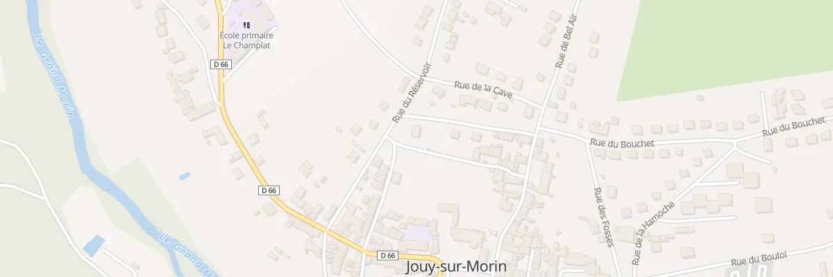 Plan du 14 Rue du Reservoir à Jouy-sur-Morin