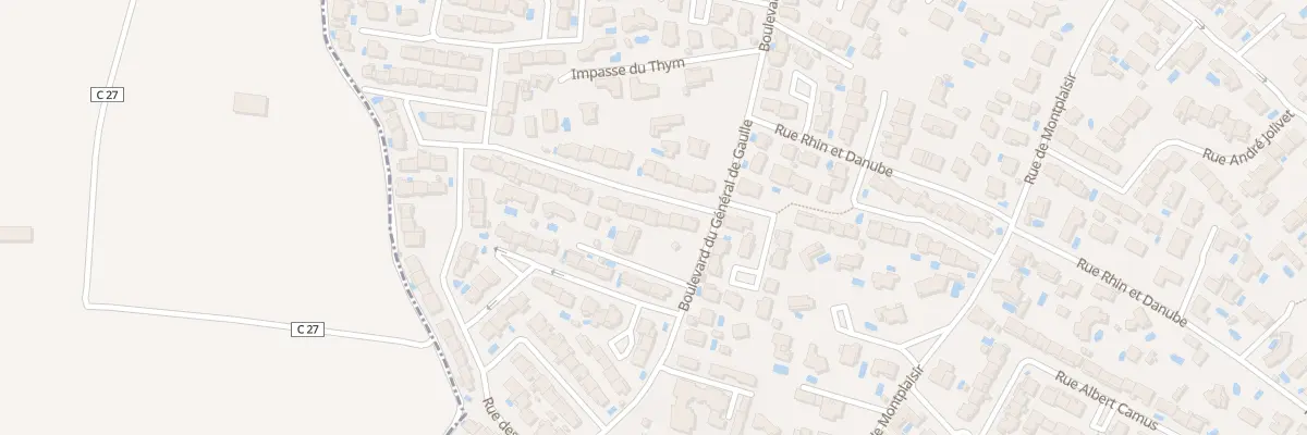Plan du 43 Rue des Tilleuls à Sérignan