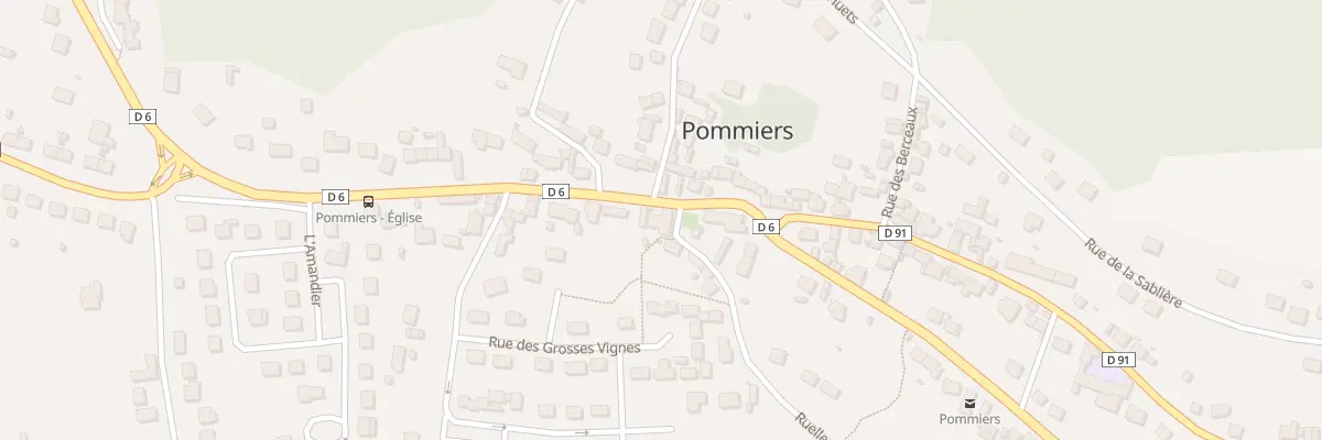 Plan du 1 Rue du 11 Novembre 1918 à Pommiers