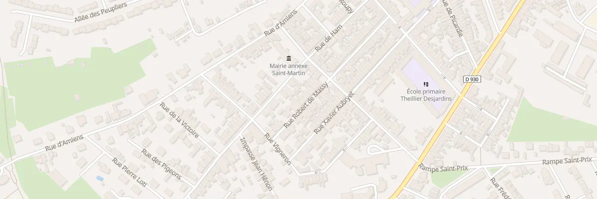 Plan du 64 Rue Robert de Massy à Saint-Quentin
