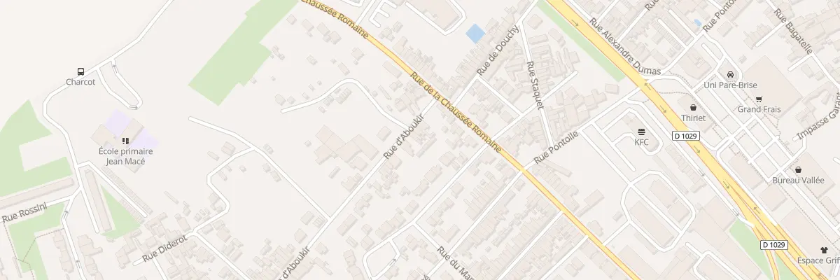 Plan du 11 Rue d’Aboukir à Saint-Quentin
