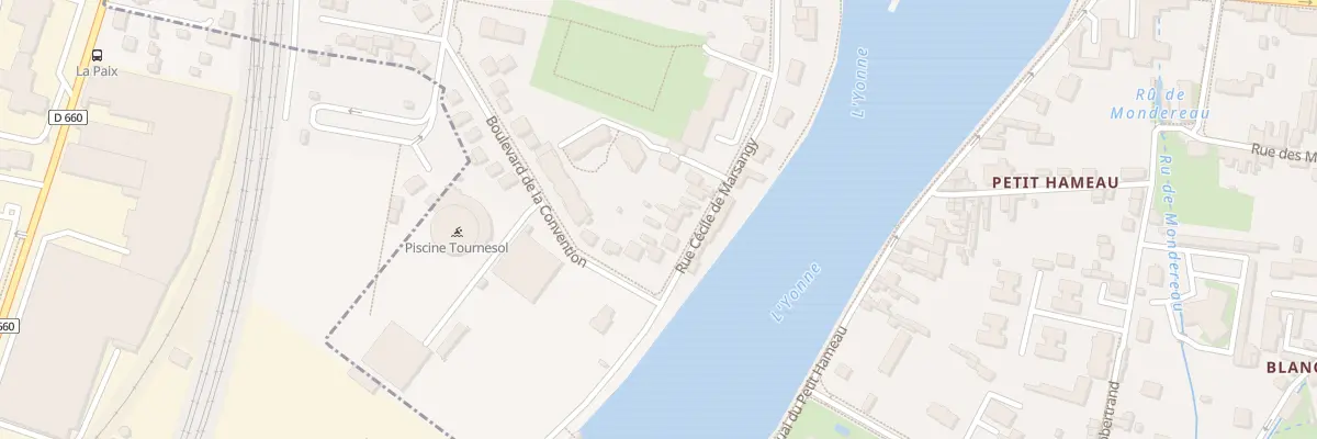Plan du 54 Rue Cécile de Marsangy à Sens
