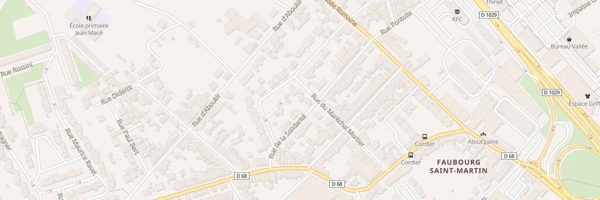 Plan du 17 Rue du Maréchal Mortier à Saint-Quentin